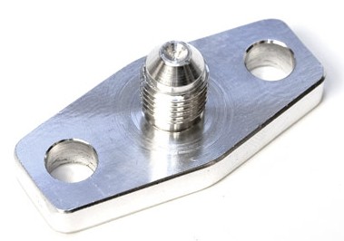 T & GT Oil Feed Flange w/ -4 Male, No hole